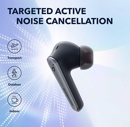 Soundcore Anker Liberty Air 2 Pro - Black with Targeted Active Noise Cancelling and PureNote Driver Technology Soundcore Anker Liberty Air 2 Pro - Black with Targeted Active Noise Cancelling and PureNote Driver Technology